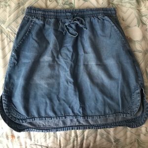 Target denim skirt
